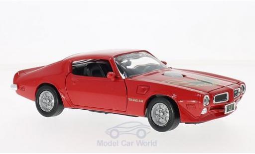Pontiac Firebird 1973 1/24 Motormax Trans Am rot/Dekor 1973 modellautos