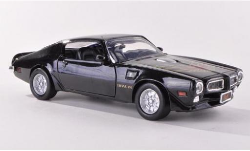 Pontiac Firebird 1/24 Motormax Trans Am schwarz 1973 sans Vitrine modellautos