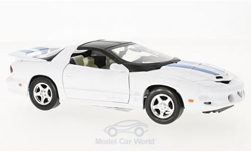 Pontiac Firebird 1999 1/24 Motormax weiss/blau 1999 modellautos