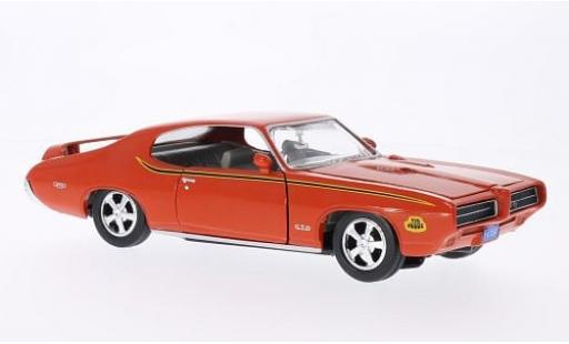 Pontiac GTO 1/24 Motormax Judge orange 1969 1:24 modellautos