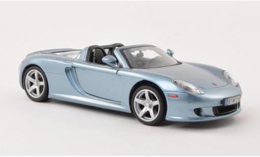 Porsche Carrera GT 1/24 Motormax mettalic blau modellautos