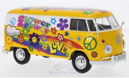 Volkswagen T1 A 1/24 Motormax Kasten Flower Power modellautos