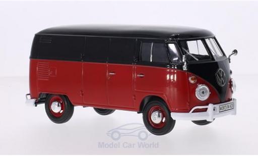 Modellautos Volkswagen T1 A 1/24 Motormax Kasten schwarz/rot Volkswagen T1 A 1/24 Motormax Kasten schwarz/rot modellautos