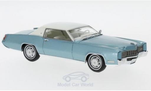 Modellautos Cadillac Eldorado 1/43 Neo Coupe mettalic türkis/weiss 1967 Cadillac Eldorado 1/43 Neo Coupe mettalic türkis/weiss 1967 modellautos