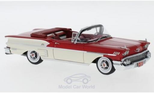 Chevrolet Bel Air 1/43 Neo Impala Cabrio rot/weiss 1958 modellautos