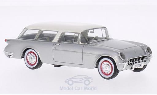 Chevrolet Corvette 1/43 Neo Nomad silber/weiss 1954 modellautos