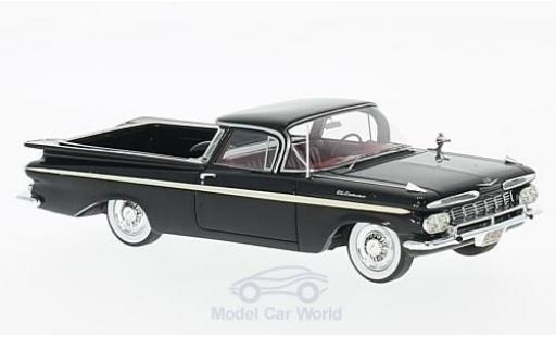 Modellautos Chevrolet El Camino 1/43 Neo schwarz/weiss 1959 Chevrolet El Camino 1/43 Neo schwarz/weiss 1959 modellautos