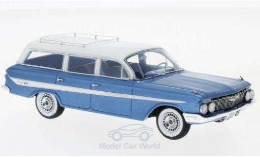 Chevrolet Nomad 1/43 Neo Station Wagon mettalic blau/weiss 1961 modellautos
