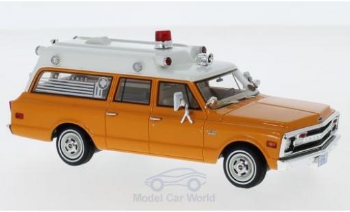 Chevrolet Suburban 1/43 Neo Ambulance orange/weiss 1970 modellautos