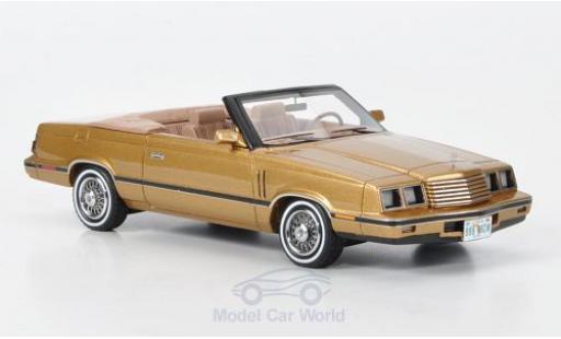 Dodge 600 1/43 Neo Cabrio gold 1984 modellautos