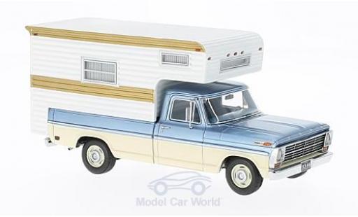 Modellautos Ford F-1 1/43 Neo 00 mettalic blau/beige 1968 Camper Ford F-1 1/43 Neo 00 mettalic blau/beige 1968 Camper modellautos