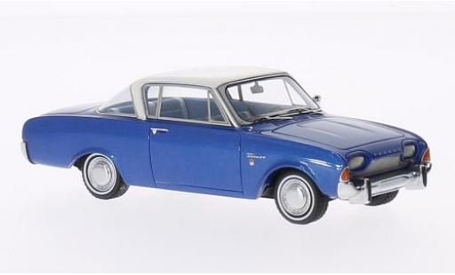 Modellautos Ford Taunus 1/43 Neo 17M P3 Coupe mettalic blau/weiss 1962 Ford Taunus 1/43 Neo 17M P3 Coupe mettalic blau/weiss 1962 modellautos