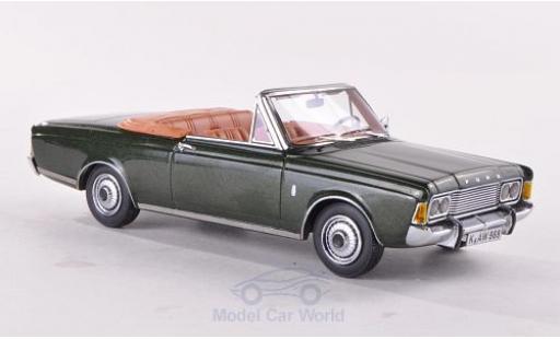 Modellautos Ford Taunus 1970 1/43 Neo (P7b) 26M Cabriolet Deutsch mettalic grün 1970 Ford Taunus 1970 1/43 Neo (P7b) 26M Cabriolet Deutsch mettalic grün 1970 modellautos