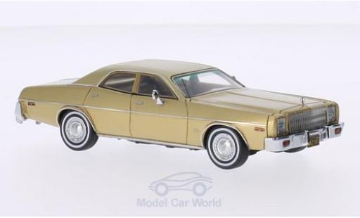 Modellautos Plymouth Fury 1/43 Neo 4-Door Sedan gold 1977 Plymouth Fury 1/43 Neo 4-Door Sedan gold 1977 modellautos