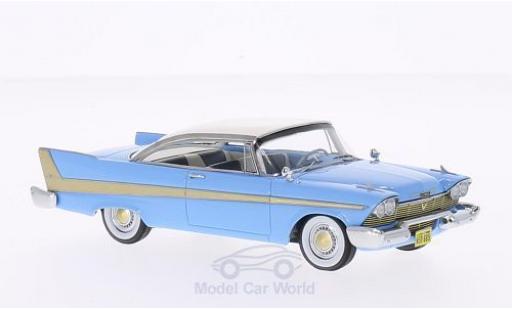 Modellautos Plymouth Fury 1/43 Neo Hardtop blau/weiss 1958 Plymouth Fury 1/43 Neo Hardtop blau/weiss 1958 modellautos