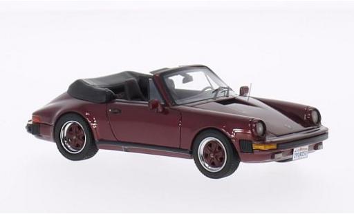 Modellautos Porsche 930 1/43 Neo 911 Carrera Cabriolet mettalic rot 1985 USA-Version Porsche 930 1/43 Neo 911 Carrera Cabriolet mettalic rot 1985 USA-Version modellautos