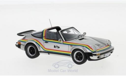 Modellautos Porsche 930 Turbo 1/43 Neo 911 Turbo Targa BB silber/Dekor 1982 Porsche 930 Turbo 1/43 Neo 911 Turbo Targa BB silber/Dekor 1982 modellautos