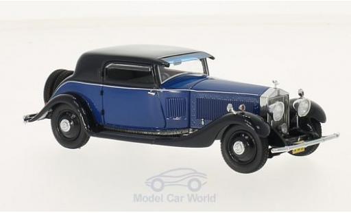 Modellautos Rolls Royce Phantom 1/43 Neo II Continental Windovers Coupe blau/blau 1932 Rolls Royce Phantom 1/43 Neo II Continental Windovers Coupe blau/blau 1932 modellautos
