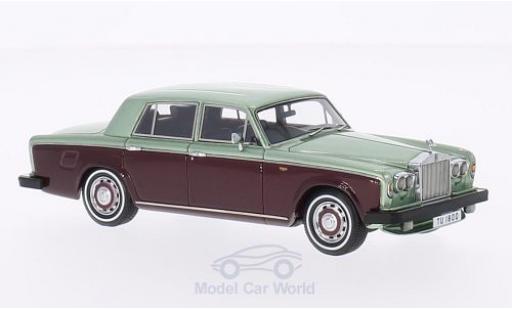 Modellautos Rolls Royce Silver Shadow 1/43 Neo II mettalic grün/mettalic rot RHD 1978 Rolls Royce Silver Shadow 1/43 Neo II mettalic grün/mettalic rot RHD 1978 modellautos