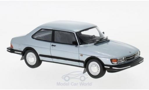 Saab 90 1/43 Neo mettalic blau 1985 modellautos