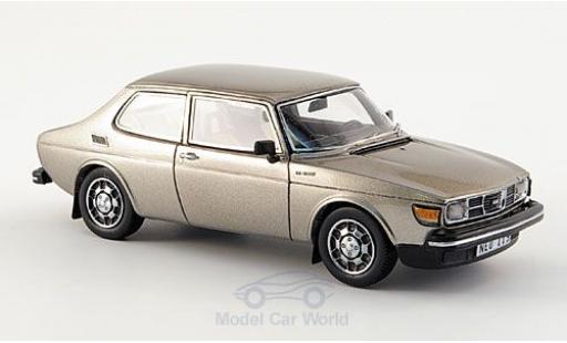 Saab 99 1/43 Neo EMS mettalic grau 1977 modellautos