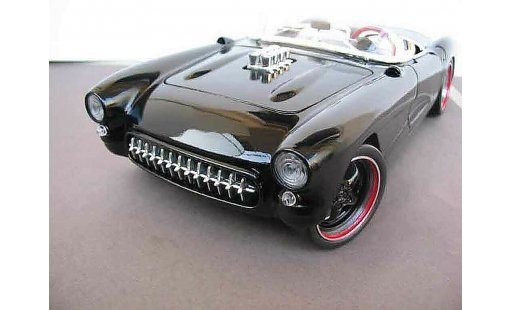 Chevrolet Corvette course 1/18 Burago C1 chevy v8 drag 1957 modellautos