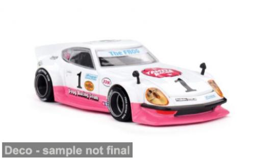 Nissan Fairlady Z 1/64 Mini GT pink/weiss 1969 Tamiya the Frog V1 1:64 modellautos