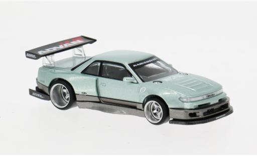 Modellautos Nissan Silvia S13-R gr&Atilde;&frac14;n 1991 1/64 Mini GT