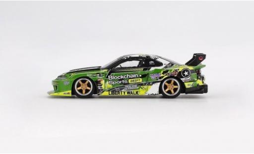 Nissan Silvia 1/64 Mini GT (S15) LB-Super Silhouette Formula Drift 2024 #555 1:64 modellautos