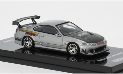 Nissan Silvia 1/64 INNO64 (S15) Top Secret silber 1:64 modellautos