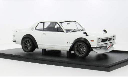 Nissan Skyline 1/18 Solido 2000 GT-R (C10) Hakosuka weiss 1970 1:18 modellautos