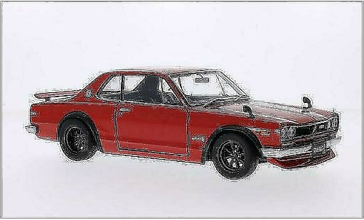 Nissan Skyline 2000 1/18 Autoart GT-R (KPGC10) rot RHD modellautos