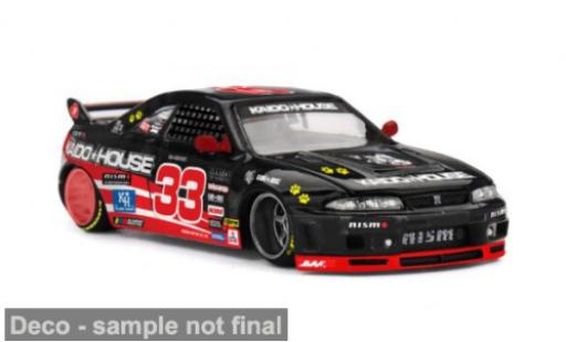 Nissan Skyline 1/64 Mini GT GT-R (R33) schwarz/rot 1995 1:64