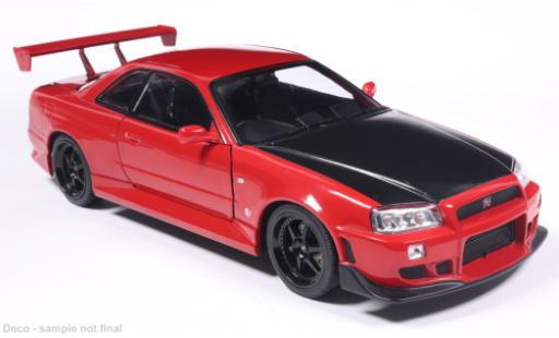 Nissan Skyline 1/18 MCG GT-R (R34) rot 2002 1:18 modellautos