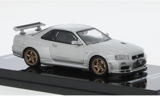 Nissan Skyline 1/64 INNO64 GT-R ( silber 1:64 modellautos