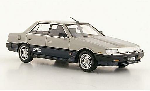 Modellautos Nissan Skyline Sedan 2000 Turbo RS-X silber/blau 1984 1/43 Hi Story
