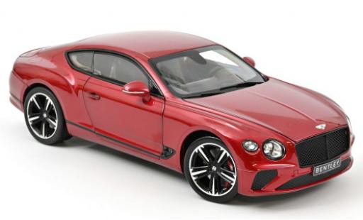 Modellautos Bentley Continental 1/18 Norev GT mettalic rot 2018 Bentley Continental 1/18 Norev GT mettalic rot 2018 modellautos