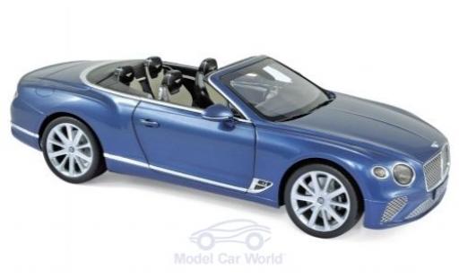 Modellautos Bentley Continental 1/18 Norev GTC mettalic blau 2019 Bentley Continental 1/18 Norev GTC mettalic blau 2019 modellautos