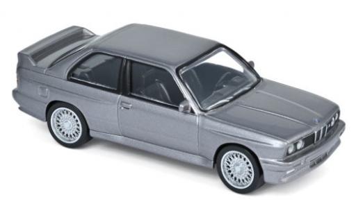 Bmw M3 1/43 Norev (E30) mettalic grau 1986 Jetcar modellautos