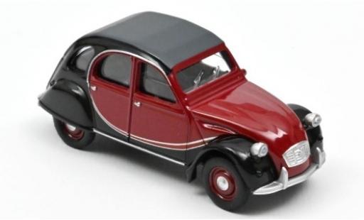 Modellautos Citroen 2CV 1/64 Norev Charleston rot/schwarz 1982 Citroen 2CV 1/64 Norev Charleston rot/schwarz 1982 modellautos