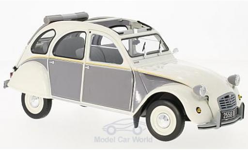 Modellautos Citroen 2CV 1/18 Norev Dolly weiss/grau 1985 Citroen 2CV 1/18 Norev Dolly weiss/grau 1985 modellautos