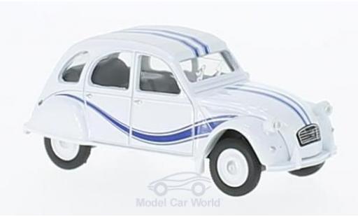 Modellautos Citroen 2CV 1/64 Norev France 3 weiss/blau 1983 Citroen 2CV 1/64 Norev France 3 weiss/blau 1983 modellautos