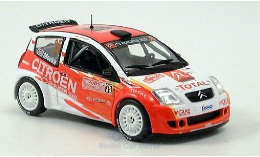 Modellautos Citroen C2 1/43 Norev Super 1600 No.35 Rallye Monte-Carlo 2005 K.Meeke/C.Patterson Citroen C2 1/43 Norev Super 1600 No.35 Rallye Monte-Carlo 2005 K.Meeke/C.Patterson modellautos