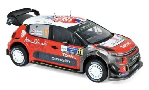 Citroen C3 1/18 Norev WRC No.11 Rallye WM Rallye Mexico 2018 S.Loeb/D.Elena modellautos