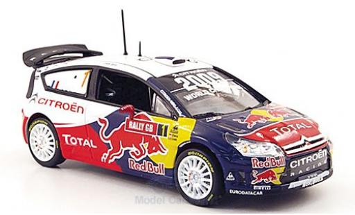 Citroen C4 WRC 1/43 Norev WRC No.1 Racing Red Bull Total WRC Rally GB 2009 S.Loeb/D.Elena modellautos
