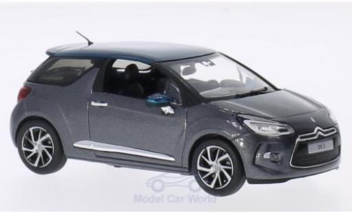 Modellautos DS Automobiles DS3 1/43 Norev Citroen mettalic grau/mettalic grün 2015 DS Automobiles DS3 1/43 Norev Citroen mettalic grau/mettalic grün 2015 modellautos