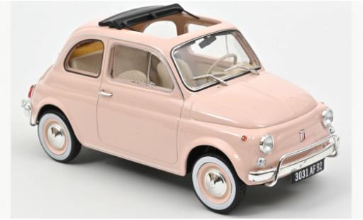 Fiat 500 1/18 Norev L rosa 1968 modellautos
