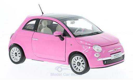 Modellautos Fiat 500 1/18 Norev C rosa 2010 ohne Vitrine Fiat 500 1/18 Norev C rosa 2010 ohne Vitrine modellautos