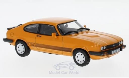 Modellautos Ford Capri 1/43 Norev MK III 3.0S orange 1986 Ford Capri 1/43 Norev MK III 3.0S orange 1986 modellautos