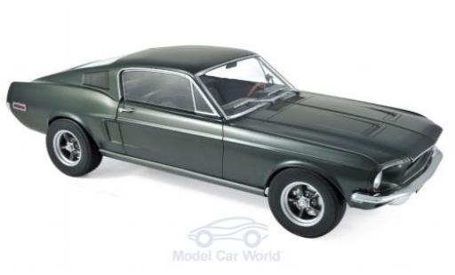 Ford Mustang 1/12 Norev Fastback mettalic grün 1968 modellautos